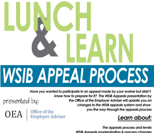 lunch and learn oea barrie