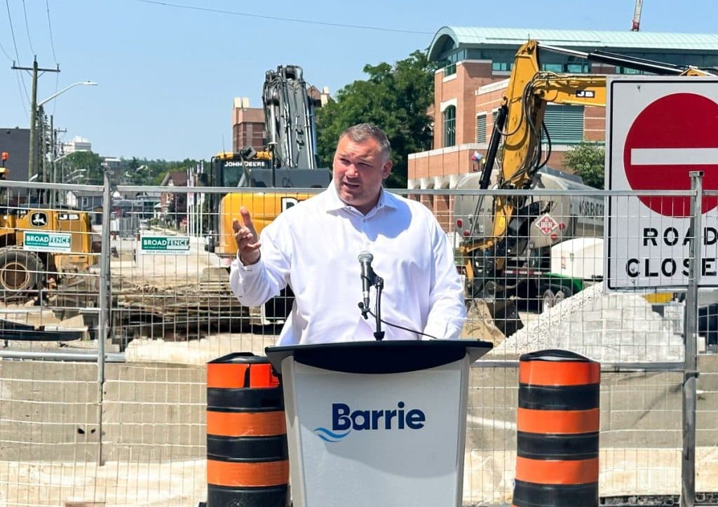 Barrie Mayor Alex Nuttall