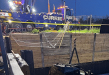 Driver rescued after SUV falls 16 feet into Barrie construction site pit